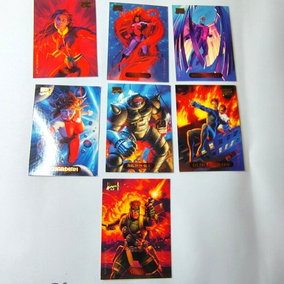 1994 Marvel Masterpieces Fleer Corp Lot of 7 Cards Collect Vintage Black Widow - Picture 1 of 10